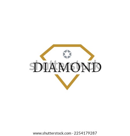 diamond logo luxury premium brand