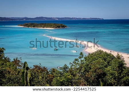 Nosy Iranja Island in Nosy Be, Madagascar Royalty-Free Stock Photo #2254417525