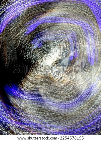 Blue lanterns at night in motion as an abstract background. Texture