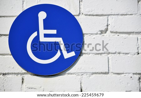 Disabled Wheelchair Sign