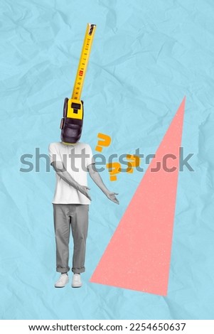 Creative photo 3d collage artwork poster picture of weird guy roulette instead face asking dilemma solution isolated on painting background
