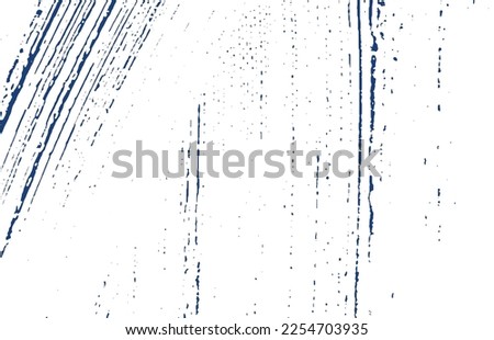 Grunge texture. Distress indigo rough trace. Dramatic background. Noise dirty grunge texture. Trending artistic surface. Vector illustration.