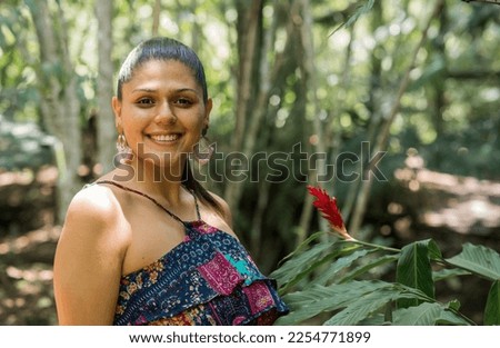 casual outdoors woman enjoying nature