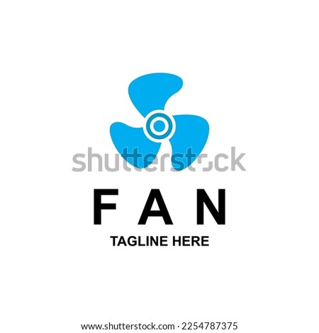 Table Fan Logo Design Template.