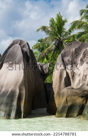 The fascinating rock formations at Anse Source d'Argent beach in the Seychelles