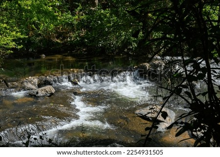  Varala waterfalls streams , Chillithodu, Kerala, India  on the way to Munnar