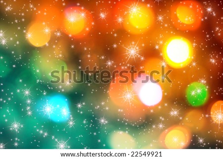 Celebration lights. Abstract luxury background