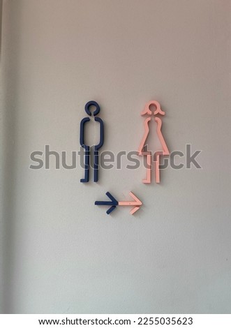 this is pictures of sign for gender bathroom that really simple yet so minimalist and pretty