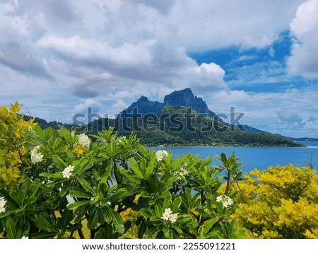 Tahiti island nature landscape, French Polynesia