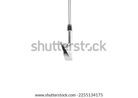 Golf Club Head isolated on a white background, shown straight-on Royalty-Free Stock Photo #2255134175