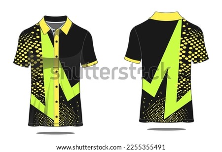 Polo Tshirt grunge, uniform template