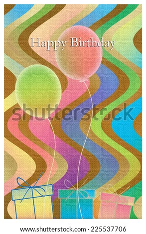 Celebration Card - Happy Birthday 