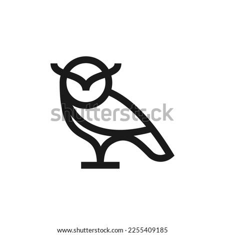 Simple and Modern owl Logo for company, business, community, team, etc.
