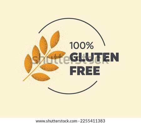 Isolated gluten free icon vector design.