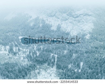 Aerial View of the Bluntau Valley near Golling in the Austrian Alps in Salzburg, Austria