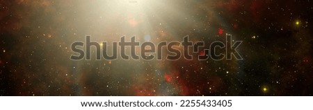 Galaxy somewhere in outer space. Cosmic wallpaper. Elements of this image furnished by NASA