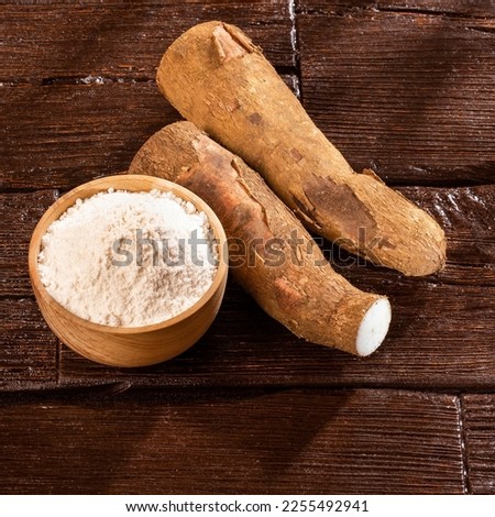 Manihot esculenta - Bowl with cassava starch