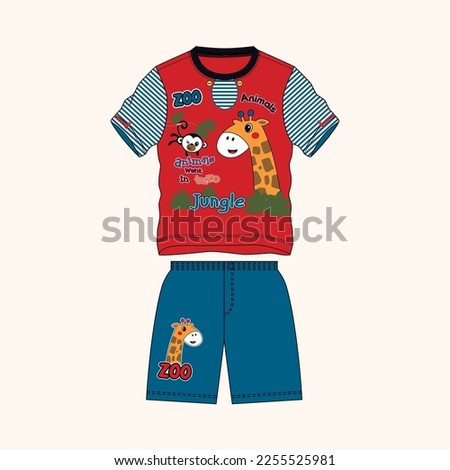children's t shirt design vector