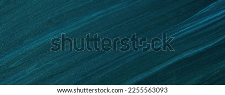Abstract fluid art background navy blue colors. Liquid marble. Acrylic painting on canvas with emerald gradient. Watercolor backdrop with striped pattern. Stone wallpaper. Royalty-Free Stock Photo #2255563093