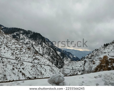 Picture of Mountain cover with snow 