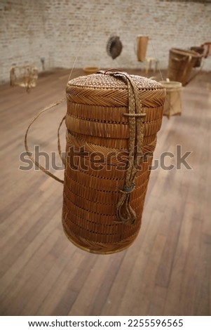 varieties of handwoven baskets (Bakul) from Sabah is a traditional home staple made and used for every purpose under the sun from carrying crops and infants to storing medicine.