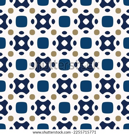 Modern geometric seamless vector pattern. Simple concept shapes background.