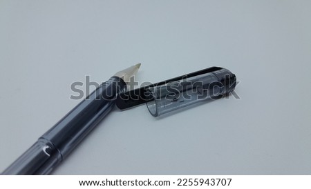 A pen isolated on a white background