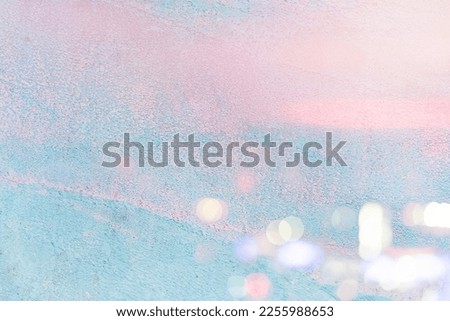 Blue and pink concrete wall texture