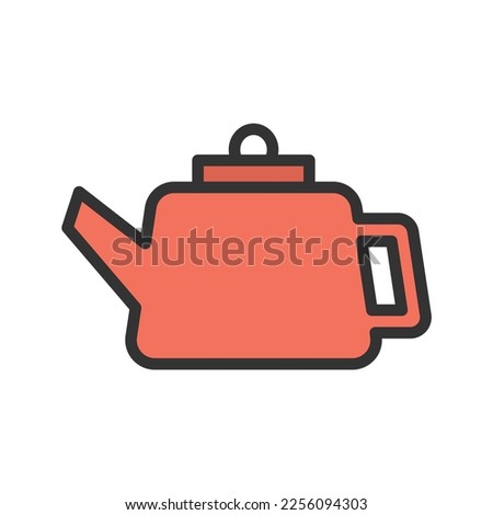 Teapot Icon vector image. Suitable for mobile apps, web apps and print media.