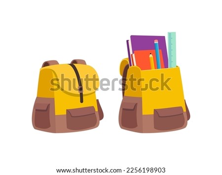 school backpack with good quality with good color Royalty-Free Stock Photo #2256198903