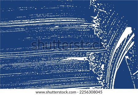 Grunge texture. Distress indigo rough trace. Excellent background. Noise dirty grunge texture. Perfect artistic surface. Vector illustration.