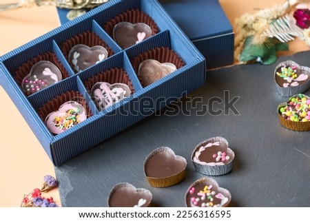 Chocolate image for Valentine's Day and White Day