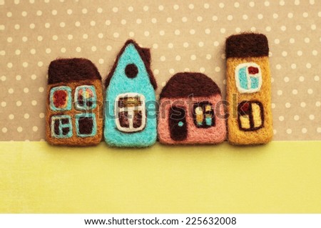real estate, little houses