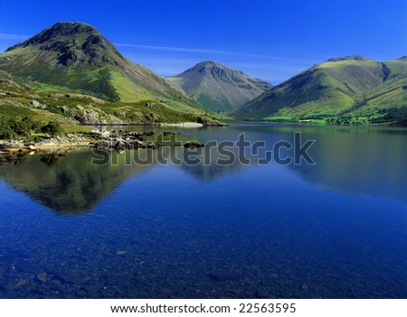 Landscape At Yewbarrow Wastwater The Lake District England Royalty-Free Stock Photo #22563595