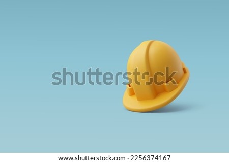 3d Vector Safety Helmet, Construction and Maintenance Icon for Web Design. Eps 10 Vector. Royalty-Free Stock Photo #2256374167