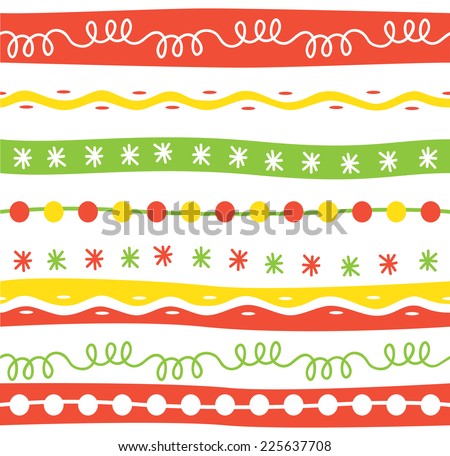 set of colorful border 