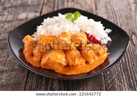 curry chicken Royalty-Free Stock Photo #225642772