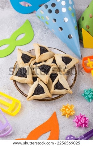 Jewish holiday Purim celebration concept