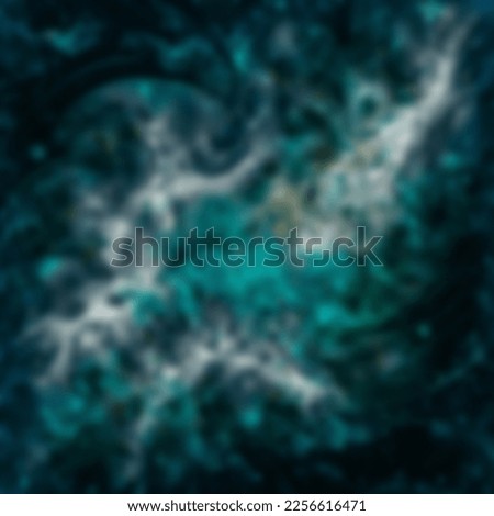 Sea waves in blur abstract background AI.