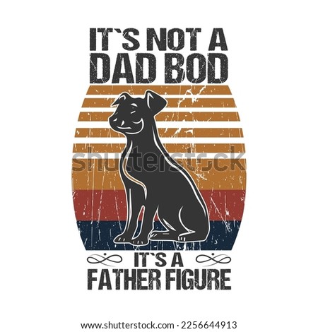 Father`s day vector typography design 