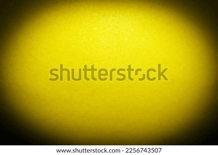 Abstract colorful minimal paper textures, yellow color, vignetting. Background