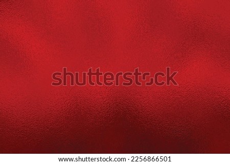 Red foil texture background, metallic backdrop vector illustration