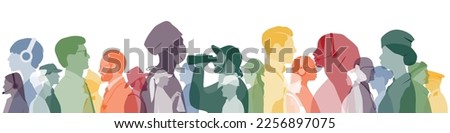 People of different professions together. Royalty-Free Stock Photo #2256897075