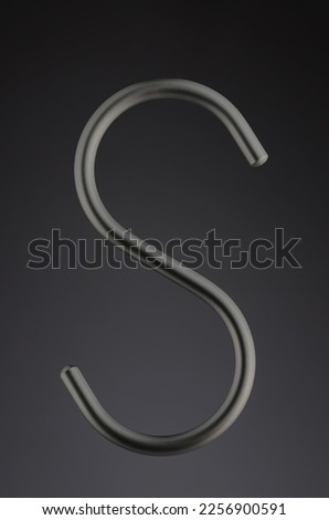 hanging hook for bracket, household, kitchen equipment. Isolated