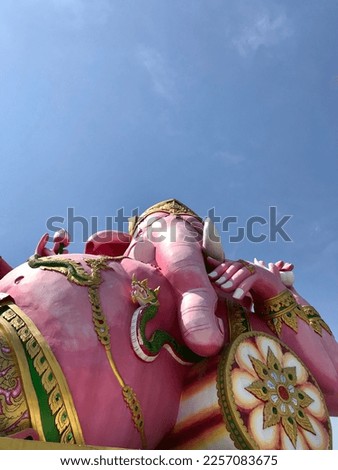 Ganesha statue in Thai temple