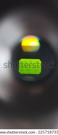 Refractive index of etanol and propanol Royalty-Free Stock Photo #2257187333