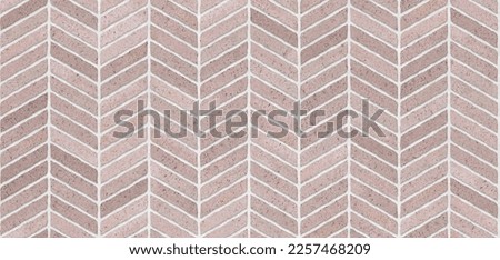 Even Drag Brick Chevron texture wall background
