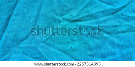 Textured blue pure fabric.  pure ocher natural texture