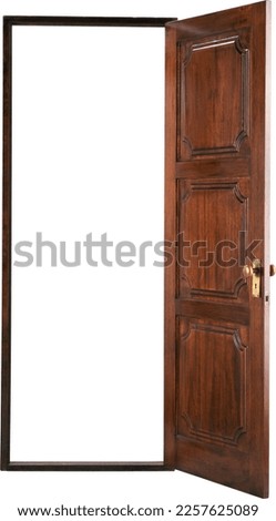 door isolated on white background