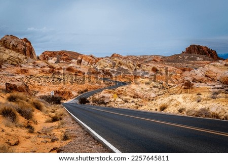 Valley of Fire State Park in Nevada Royalty-Free Stock Photo #2257645811